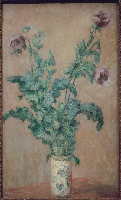 Vase avec coquelicots - Claude Monet