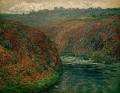 Vue de Creuse, temps sombre - Claude Monet
