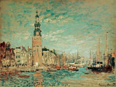 Vue de la Tour Montalban, Amsterdam - Claude Monet