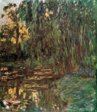 Vue du bassin aux nymphéas avec saule - Claude Monet