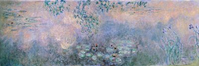Nymphéas (Le bassin aux nymphéas avec iris) - Claude Monet