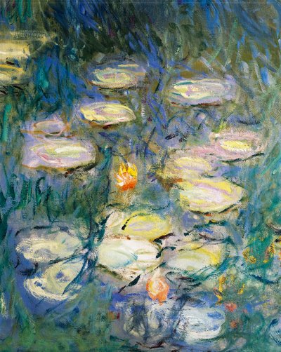 Nymphéas, par Claude Monet, (détail) - Claude Monet