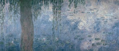Nénuphars : Matin avec saules pleureurs, 1914-18 (section droite) - Claude Monet