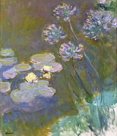 Nénuphars et agapanthes - Claude Monet