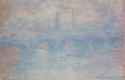Pont de Waterloo. Effet de brouillard - Claude Monet