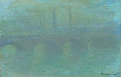 Pont de Waterloo, Londres, au crépuscule - Claude Monet