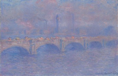 Pont de Waterloo, effet de soleil - Claude Monet