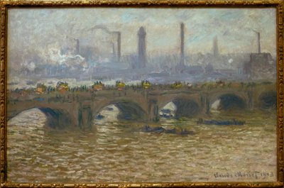 Pont de Waterloo, Temps gris - Claude Monet