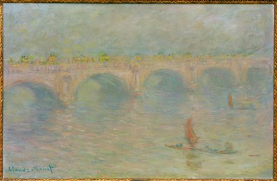 Pont de Waterloo, effet de soleil - Claude Monet