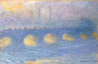 Pont de Waterloo, temps couvert, 1904 - Claude Monet