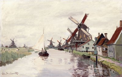 Moulin à vent en Hollande, 1871 - Claude Monet