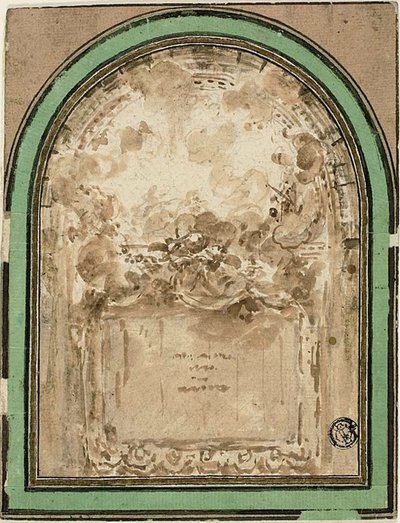 Projet pour le plafond de la Salle de Spectacle de Besançon - Claude Nicolas Ledoux