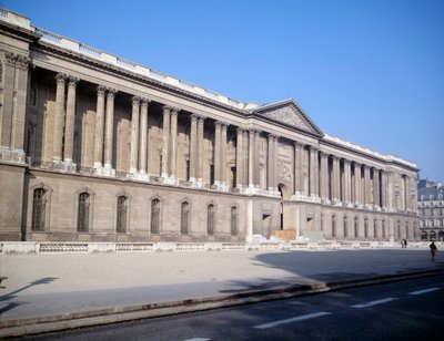 Vue du Palais du Louvre et des colonnades - Claude Perrault