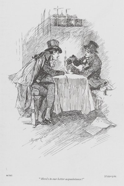 Illustration pour Lavengro par George Borrow (lithographie) - Claude Shepperson