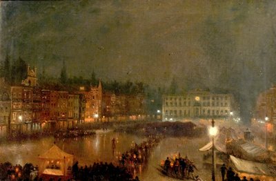 Tatouage à la torche des Robin Hood Rifles, place du marché de Nottingham, 1896 - Claude T. Stanfield Moore