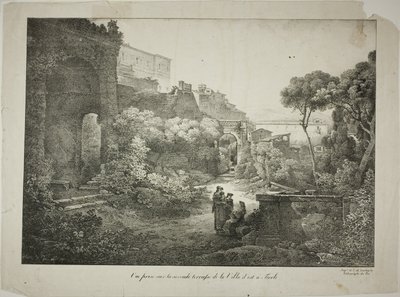 Vue de la deuxième terrasse de la Villa d