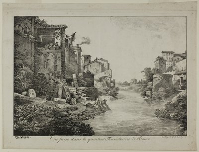 Vue du quartier Trastevere, Rome - Claude Thienon