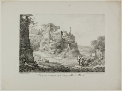 Vue de la route de Cascatelles à Tivoli - Claude Thienon