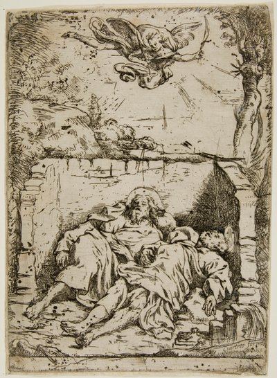 Les corps des saints Pierre et Paul dans le même sépulcre - Claude Vignon