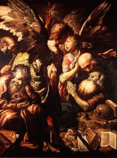 La mort de Saint Antoine - Claude Vignon