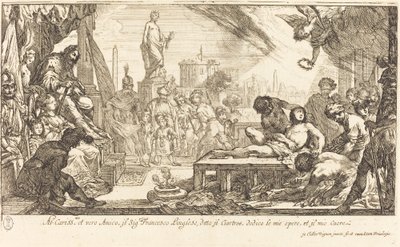Le martyre de Saint Laurent - Claude Vignon