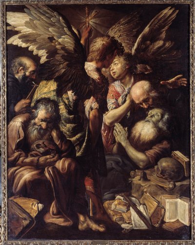 La mort de Saint Antoine - Claude Vignon