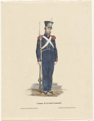 Tireur belge, 1830 - Claudio Linati