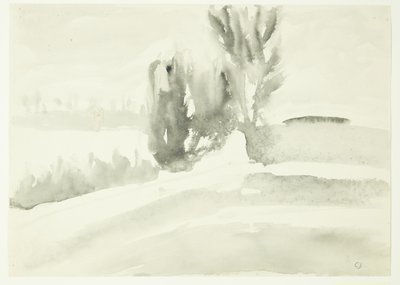 Paysage avec des arbres - Claus Johansen
