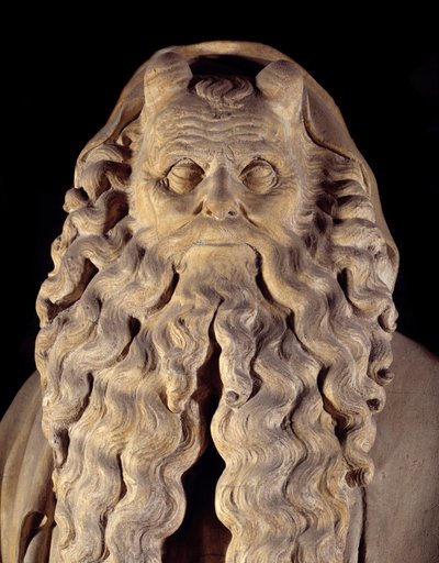 Art gothique flamand : le prophète Moïse (détail) - Claus Sluter