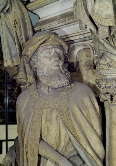 Le Puits de Moïse (détail de Daniel du piédestal hexagonal) - Claus and Malouel, Jean Sluter