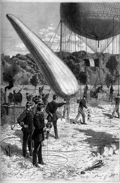 Aérostats militaires : expériences téléphoniques dans l