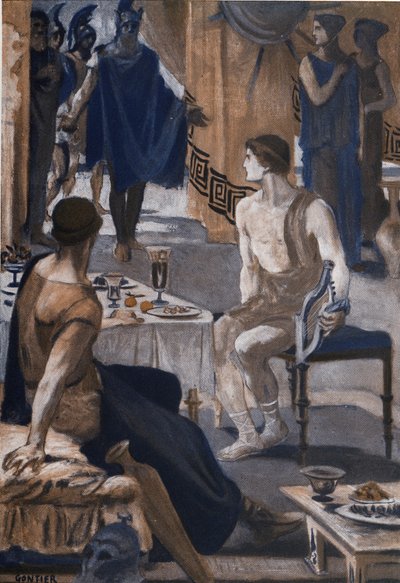 Achille reçoit les envoyés d