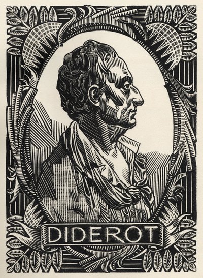 Denis Diderot (gravure) - Clement Serveau