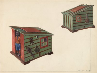 Banque : Bâtiment Jouet avec Figure - Clementine Fossek