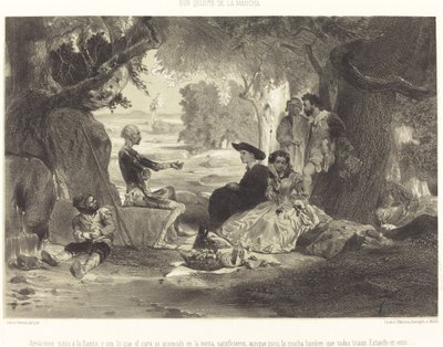 Apeáronse junto à la fuente... - Célestin Nanteuil