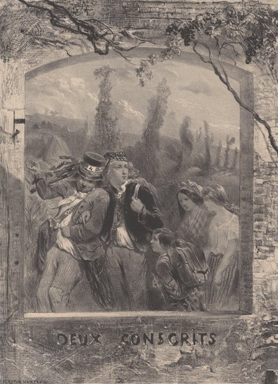 Deux Conscrits, ca. 1830-70 - Célestin Nanteuil