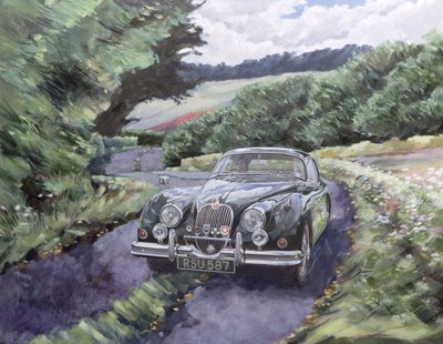 Jaguar XK150 en croisière - Clive Metcalfe