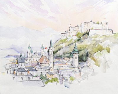 Lever de soleil à Salzbourg - Clive Metcalfe