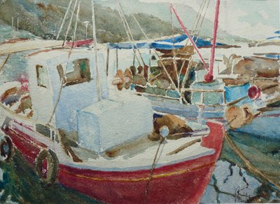 Bateaux de pêche, Turquie, 2022 - Clive Wilson