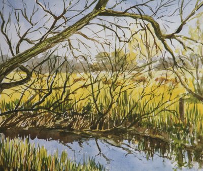 Water Meadows, Kintbury, début de l