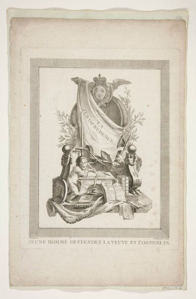 Onze feuilles de Nouveaux Trophées et Cartouches représentant les arts et les sciences - Clément Pierre Marillier