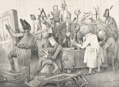 Fameux Jury de Peinture. Salon de 1841 - Clément Pruche