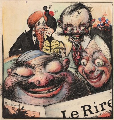 Conception de couverture pour le magazine Le Rire - Clément Rochel
