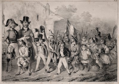 Actualités : Bon! Les moutards en veulent aussi! quand on parle de guerre! comme tout ça prend feu! ... On voit que c