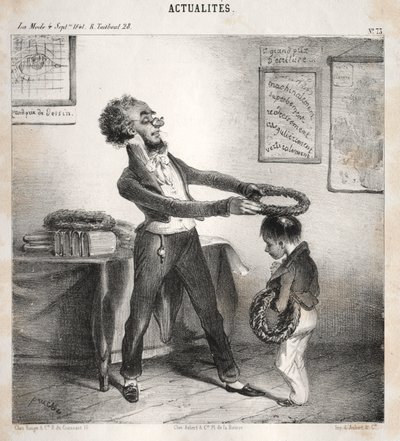 Actualités : Les distributions de prix, 1841 - Clémente Pruche