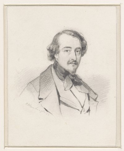 Portrait de Christiaan Immerzeel - Coenraad Hamburger
