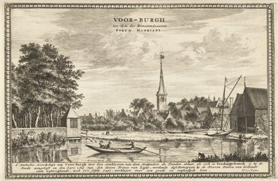 Vue de Voorburg - Coenraet Decker