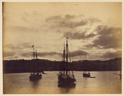 Scène nocturne dans le port - Col. Henry Stuart Wortley
