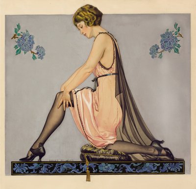 Illustration pour la brochure de la société Holeproof Hosiery, 1922 - Coles Phillips