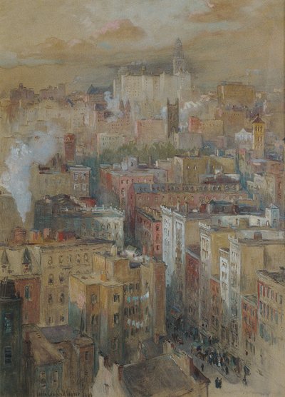 Vue de New York, vers 1910 - Colin Campbell Cooper